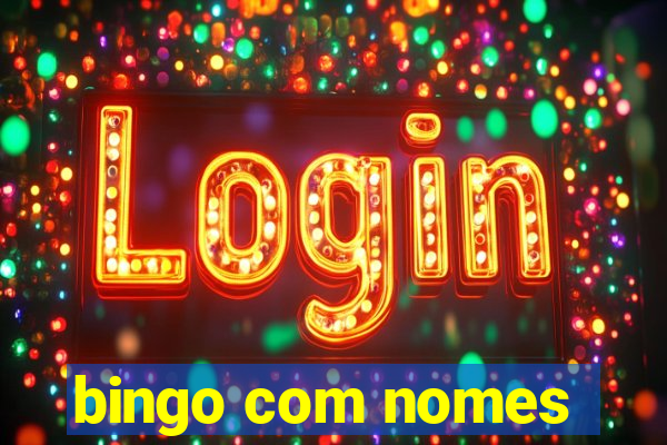 bingo com nomes